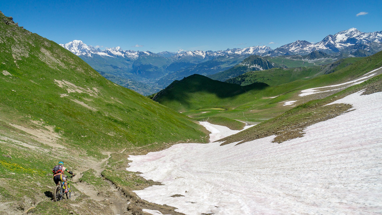 #13 Descente sur le Col du Lac Descente sur le Col du Lac