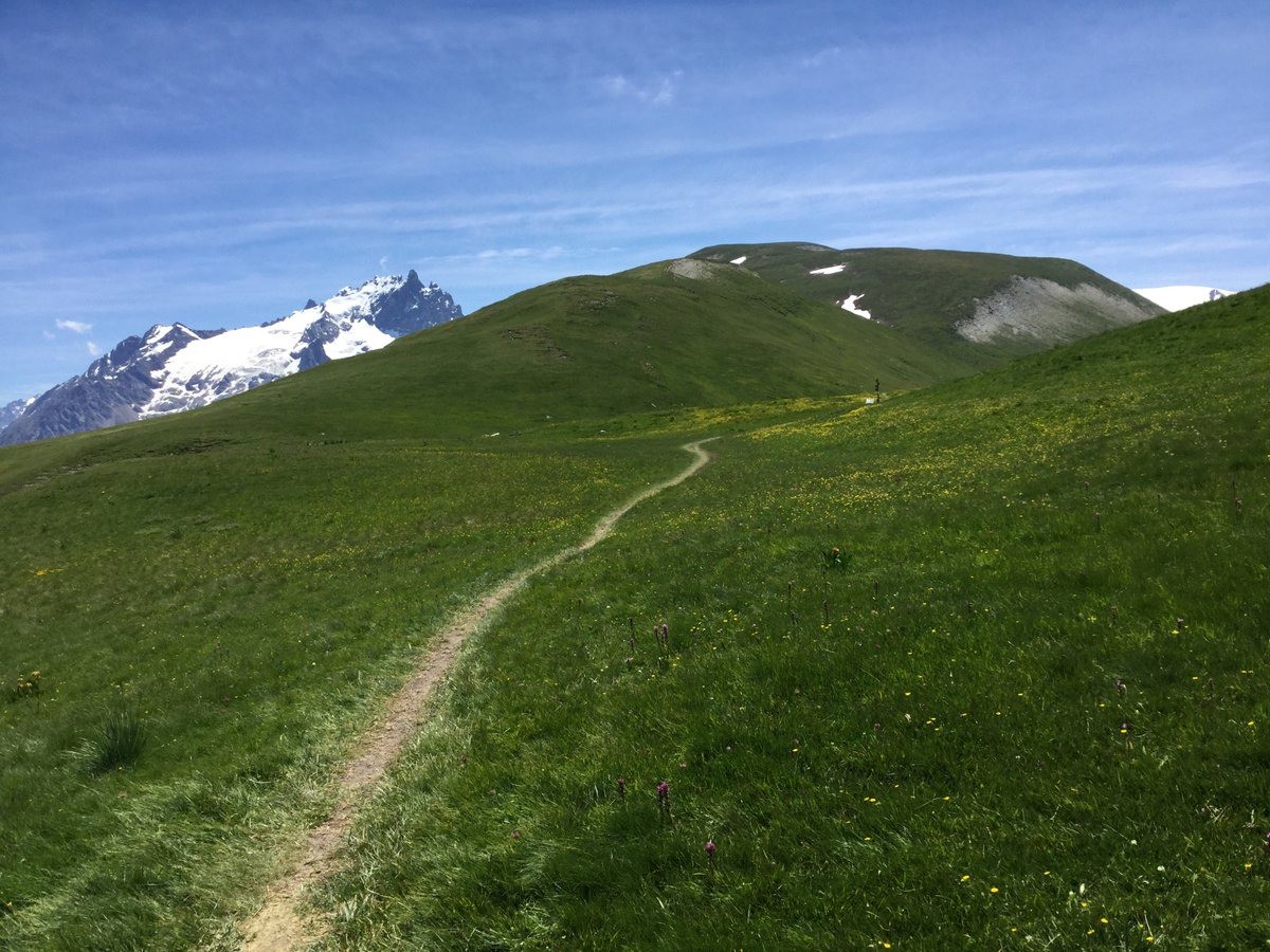 le versant du Gros Têt  à remonter