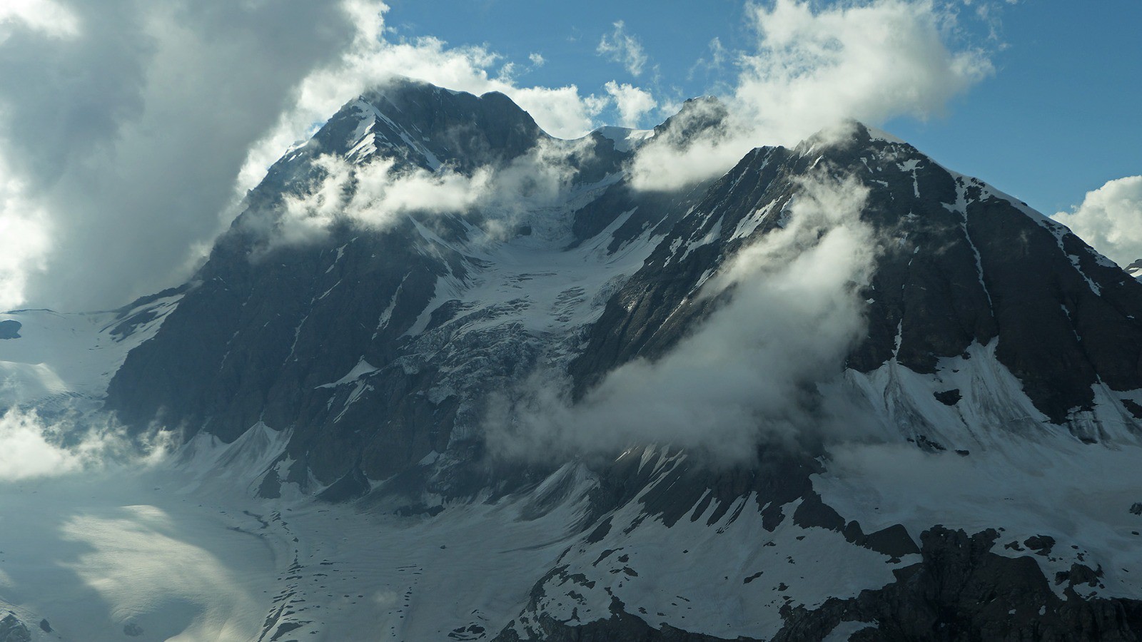 Face sud-est du Grand Combin