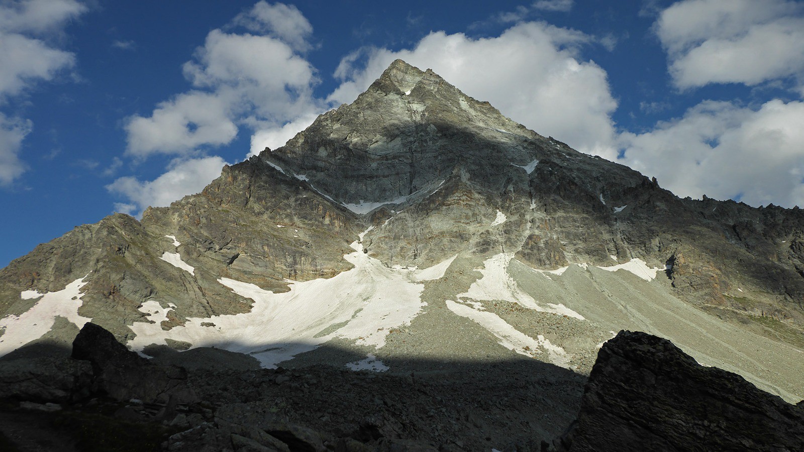 Mont Gelé, face ouest