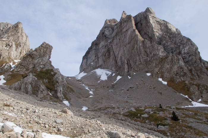 Col des Aiguilles : Cailloux