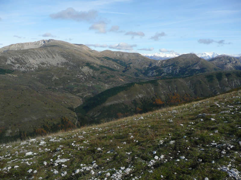 Montagne de Géruen : Du petit Collu 1746 m vers les Monges