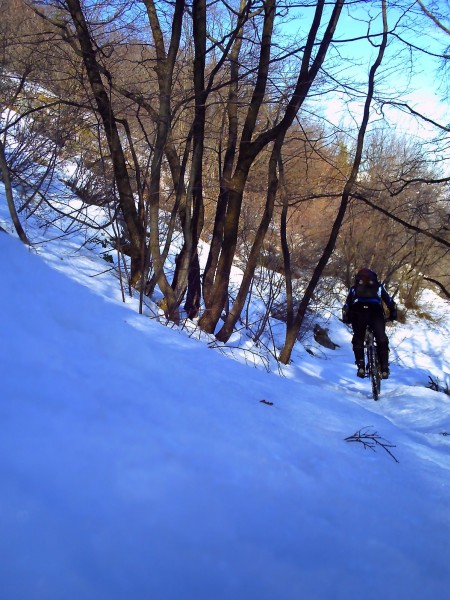 #11 VTT sur neige ! : Ca c VTT sur neige ! : Ca c'est trop bon !