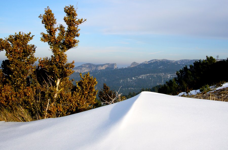 Belle congére : Paysage éphémère
(photo Alain)