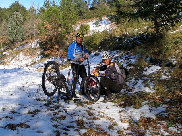 Ca commence fort : Il y des épines cachées sous la neige !