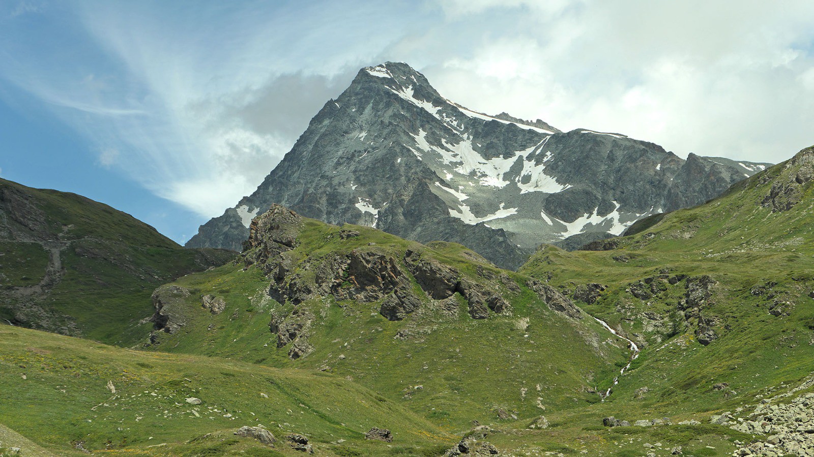 Mont Gelé, pilier sud