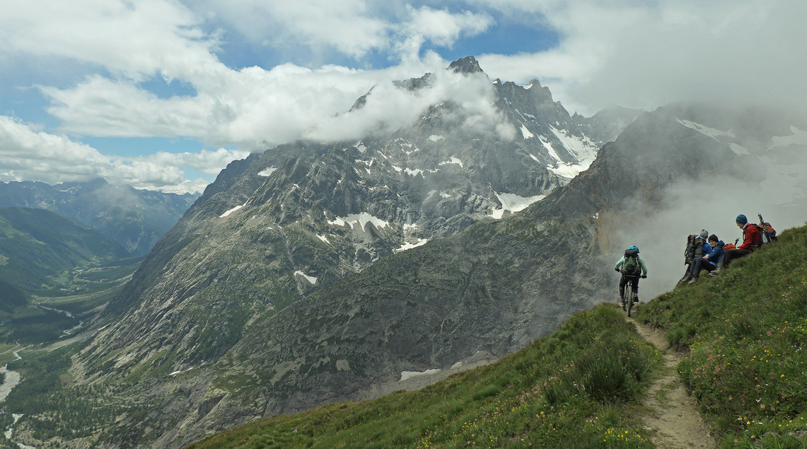 Dans la traversée Grand Col Ferret - Coletto