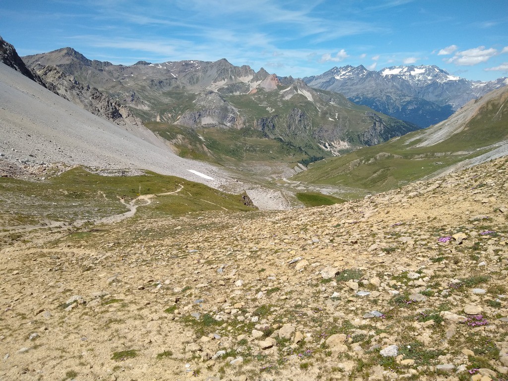 Versant nord du Col de la Roue