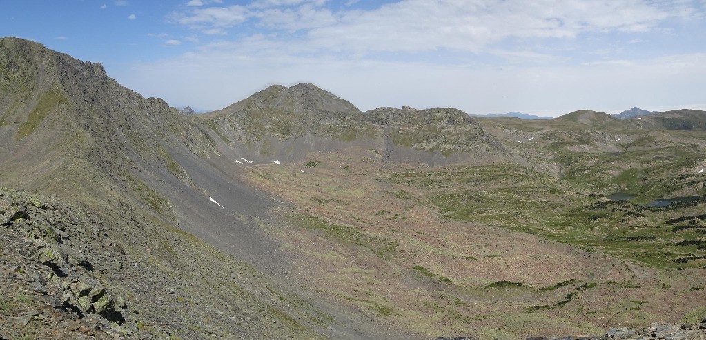 Panorama de la coquille. Un portage un cran au dessus que le petit Péric