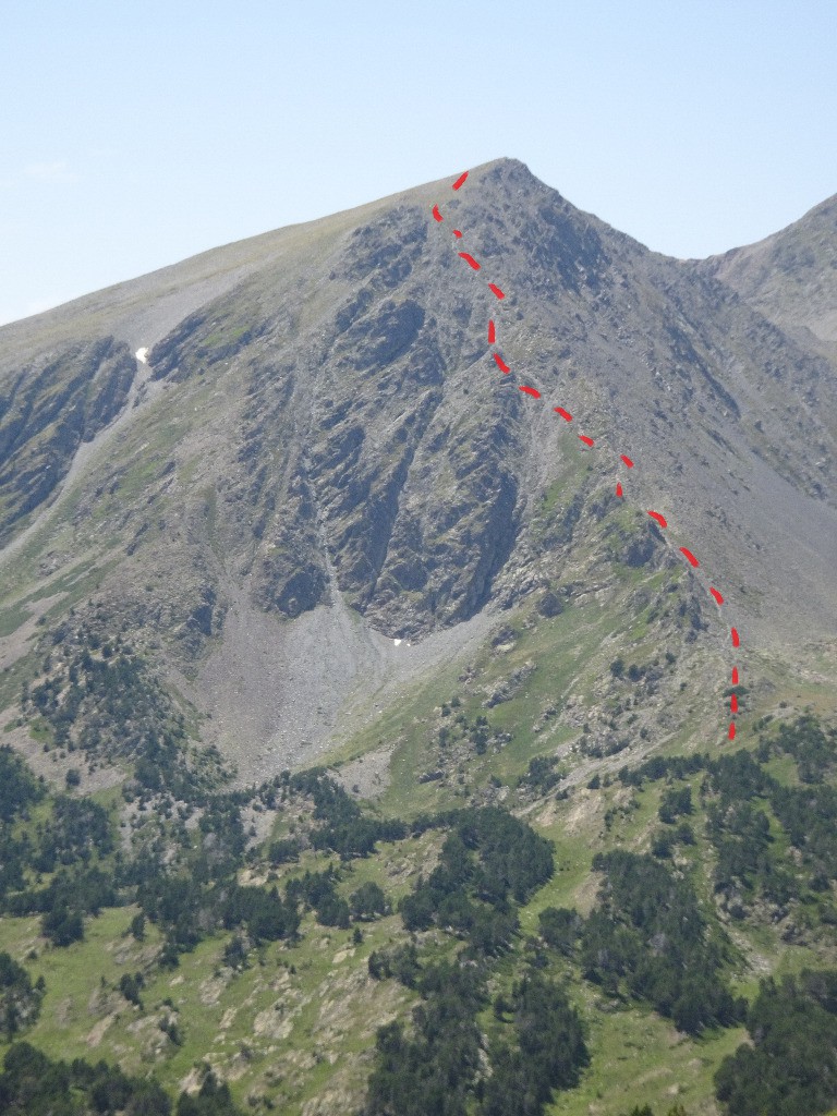 #25 Itinéraire de montée Itinéraire de montée