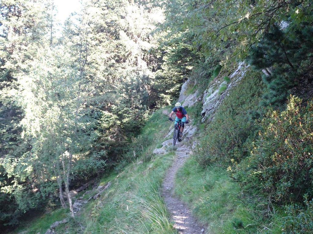 Sous la Soucarrade, dans la longue traversée à flanc