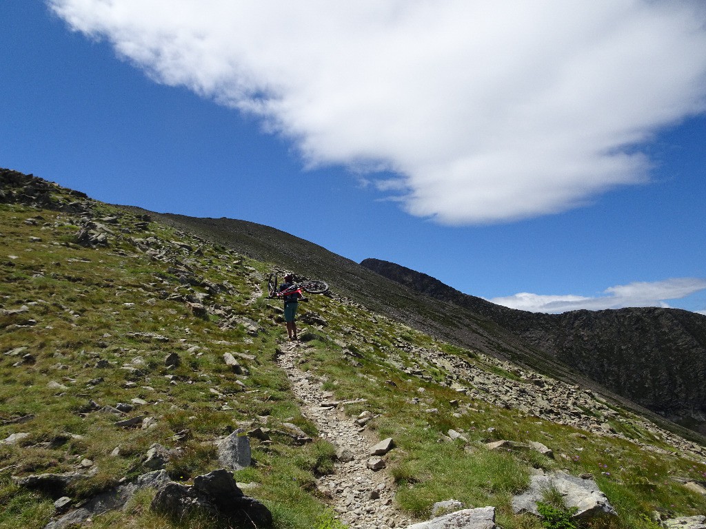 On repère la descente