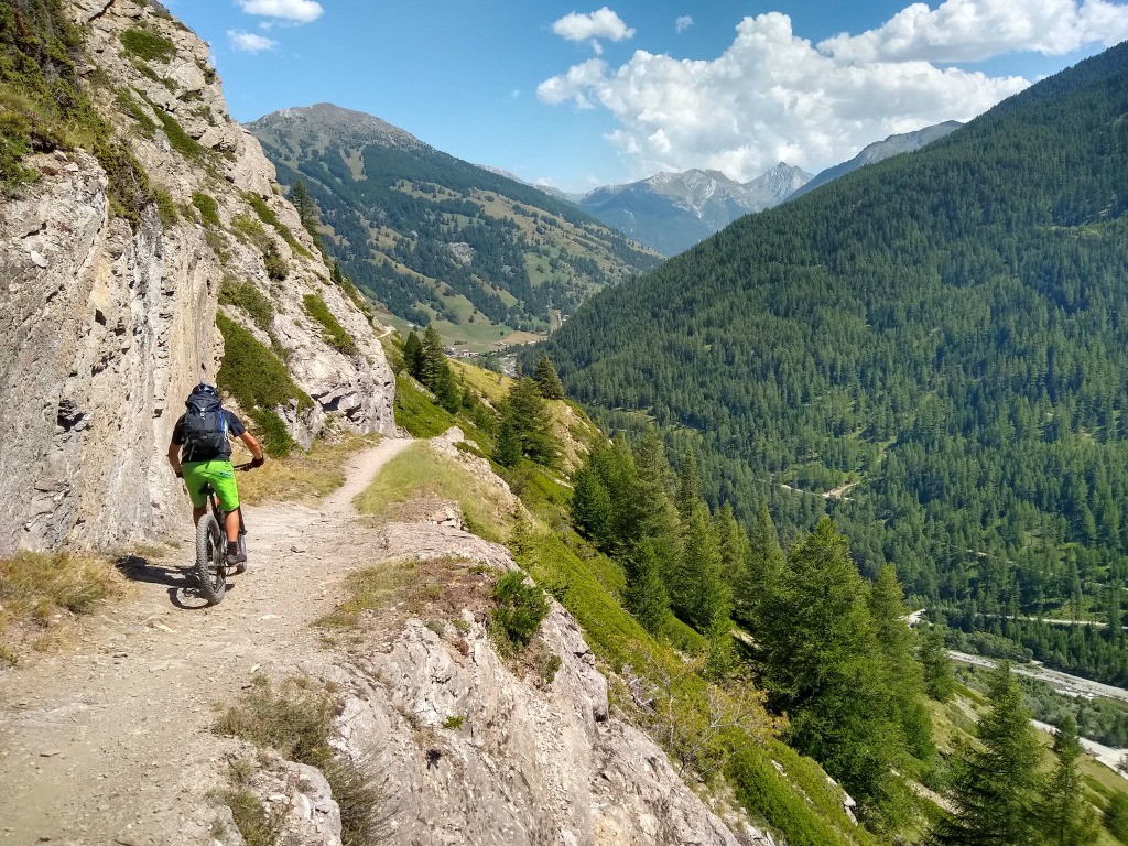 Arrivée sur Abriès