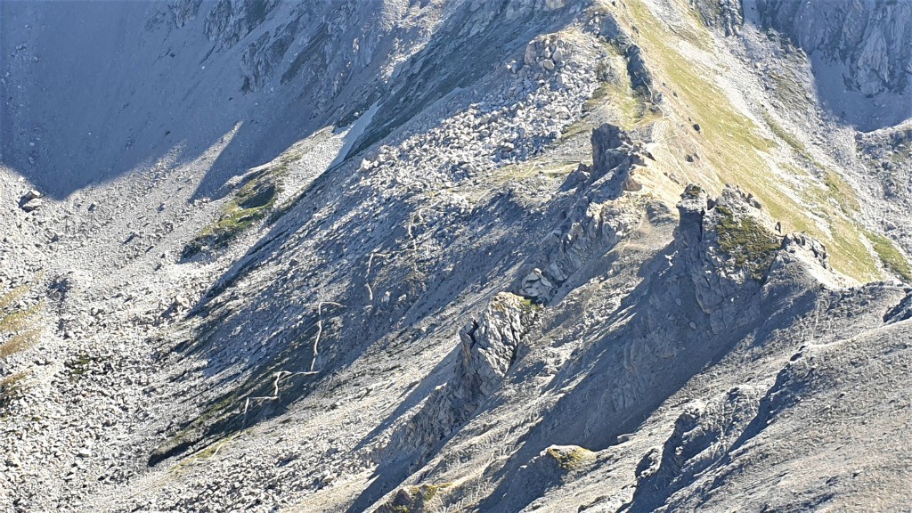 Col de Tronchet (vue sur la descente finale)