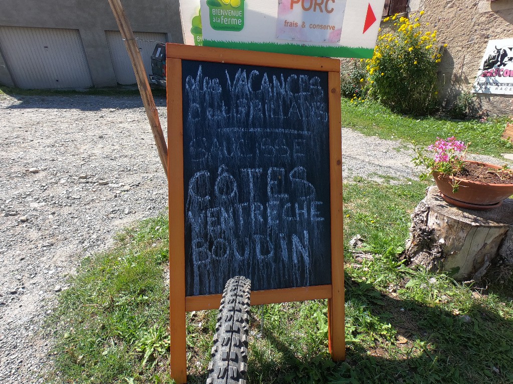 Un peu de gastronomie aussi. Enfin, pas aujourd'hui