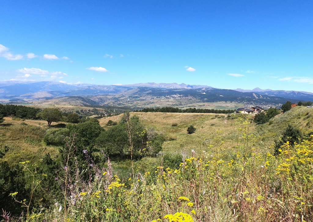 Vue sur le Capcir après le gros raidard d'Eyne