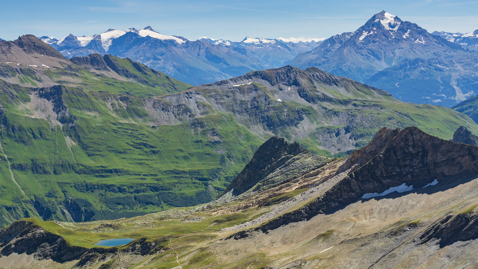 Lac du Mya, Grande Sass et Pourri