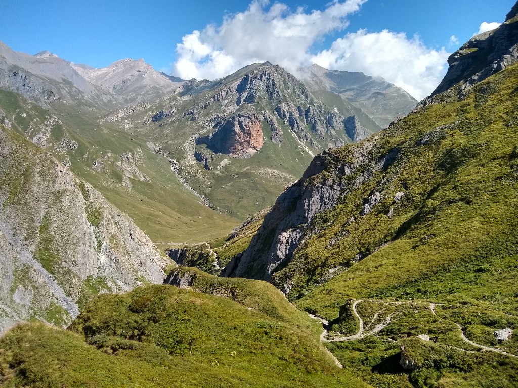 Fin de la descente de l'Autaret