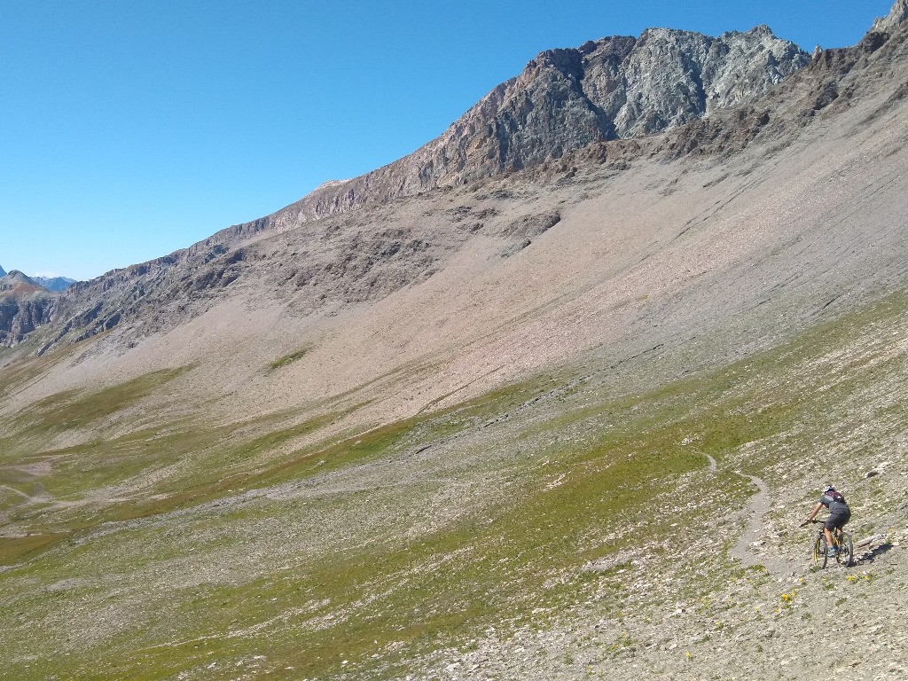 Début de la descente de l'Autaret