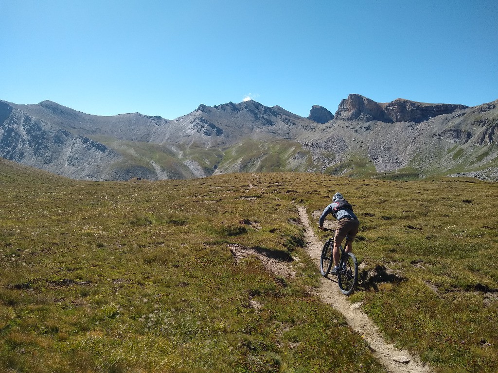 Début de la descente de l'Autaret