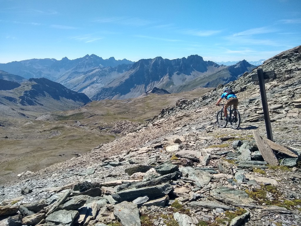 Descente du Pas de Mongioia