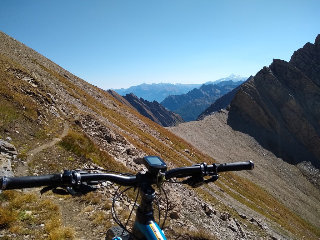 En direction du Col Boerio Blanc