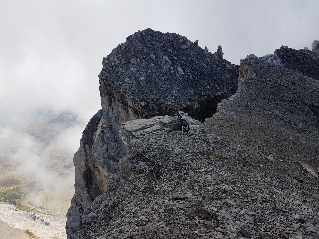 D’habitude avec Alban on casse la coûte à l’emplacement du VTT. 