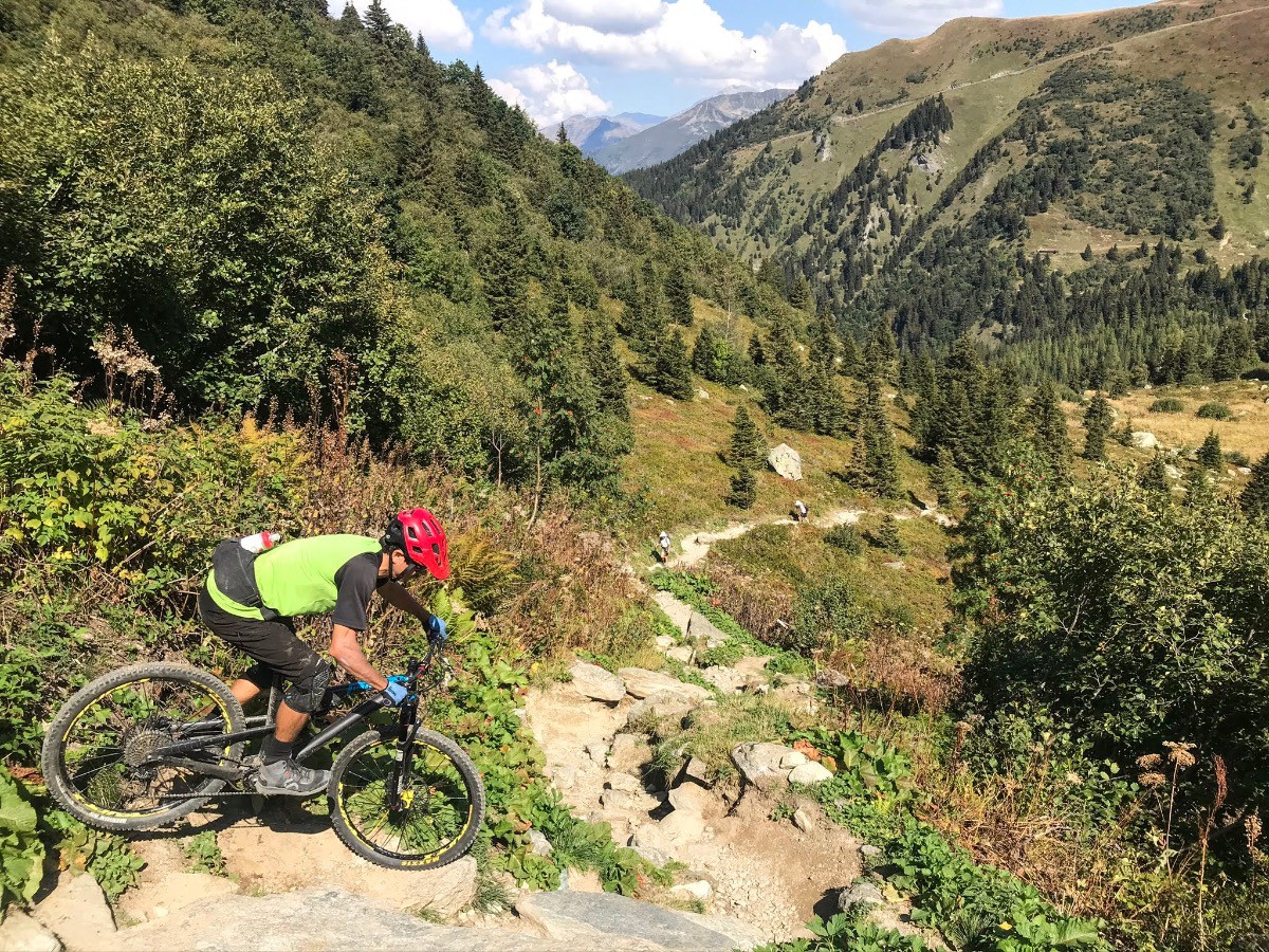 Combe de Tricot, un des seuils très technique