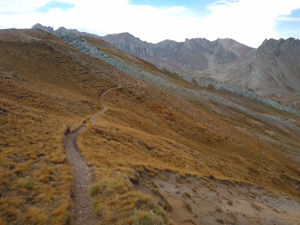 Début de la descente du Col du Marinet