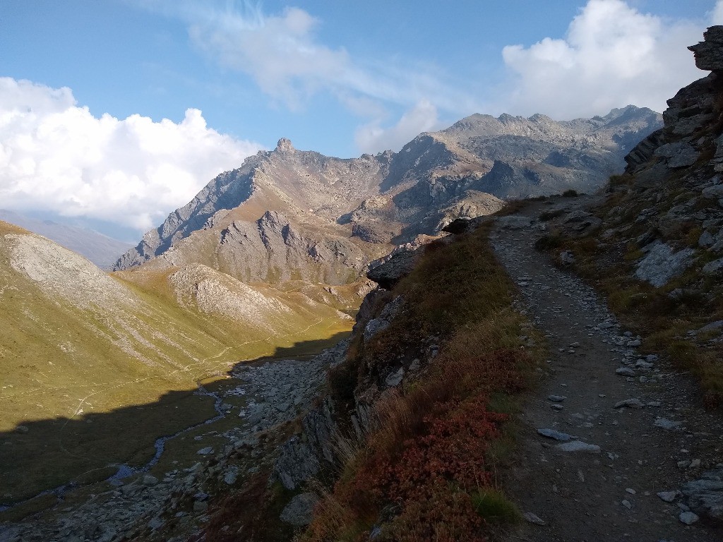 Arrivée au col de Longet