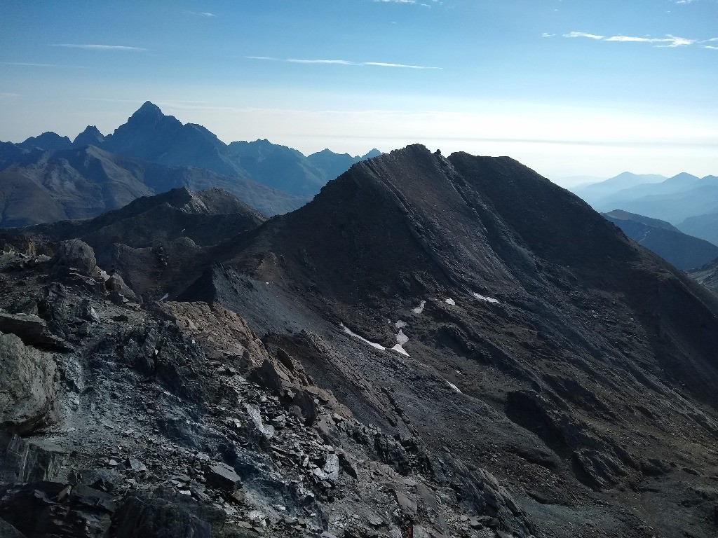 Viso et Mont Salsa, vu depuis le Rubren