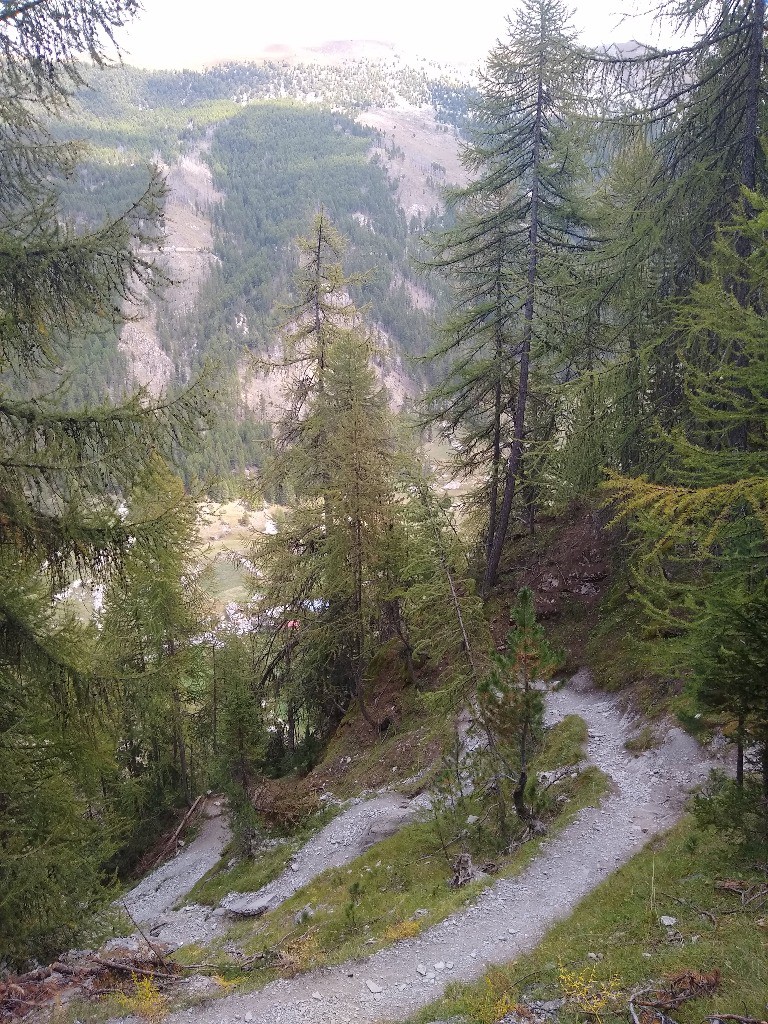 Descente du Lac Miroir