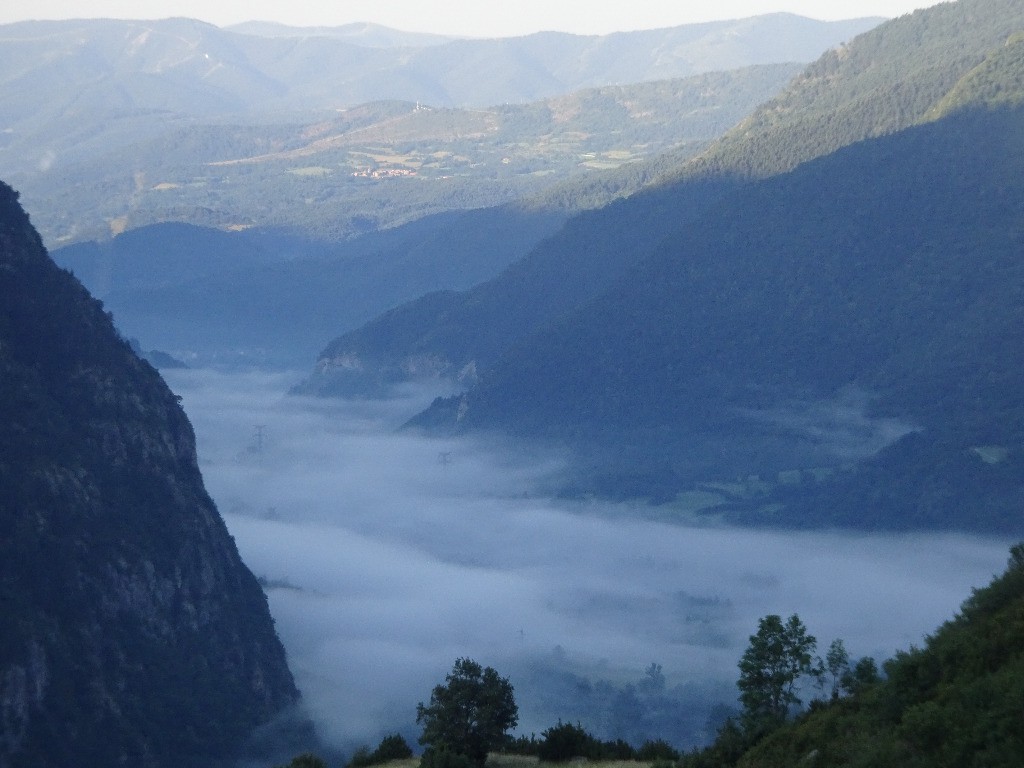 Brume dans la vallée de Ribagorcana