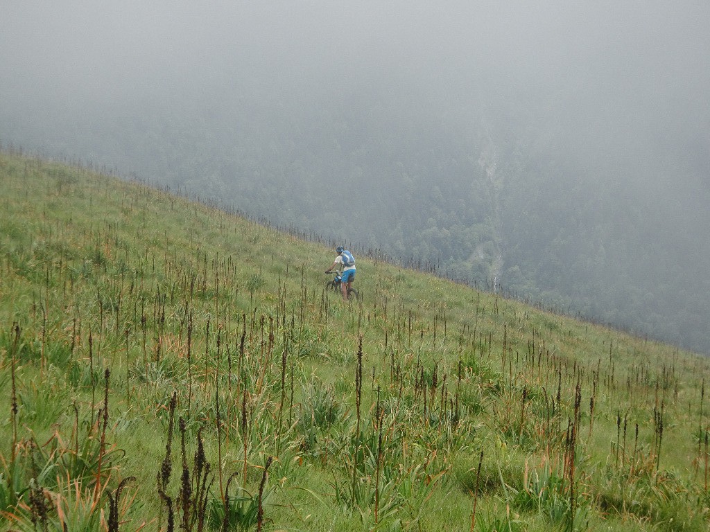 Dans la descente sur Es Bordes.