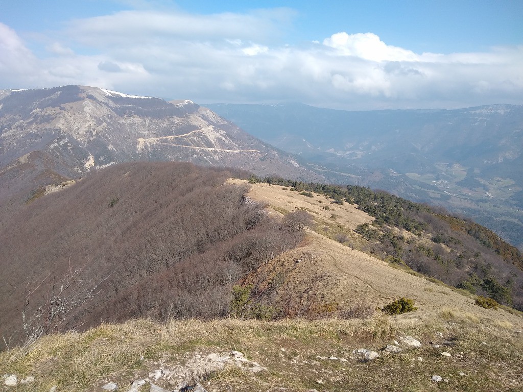 Depuis Bec Pointu, avec Tete de la Dame en fond