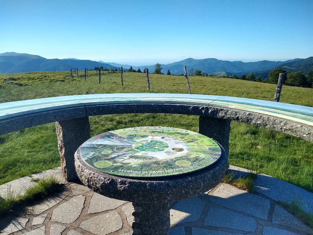 Grand Ventron et vue sur les Alpes