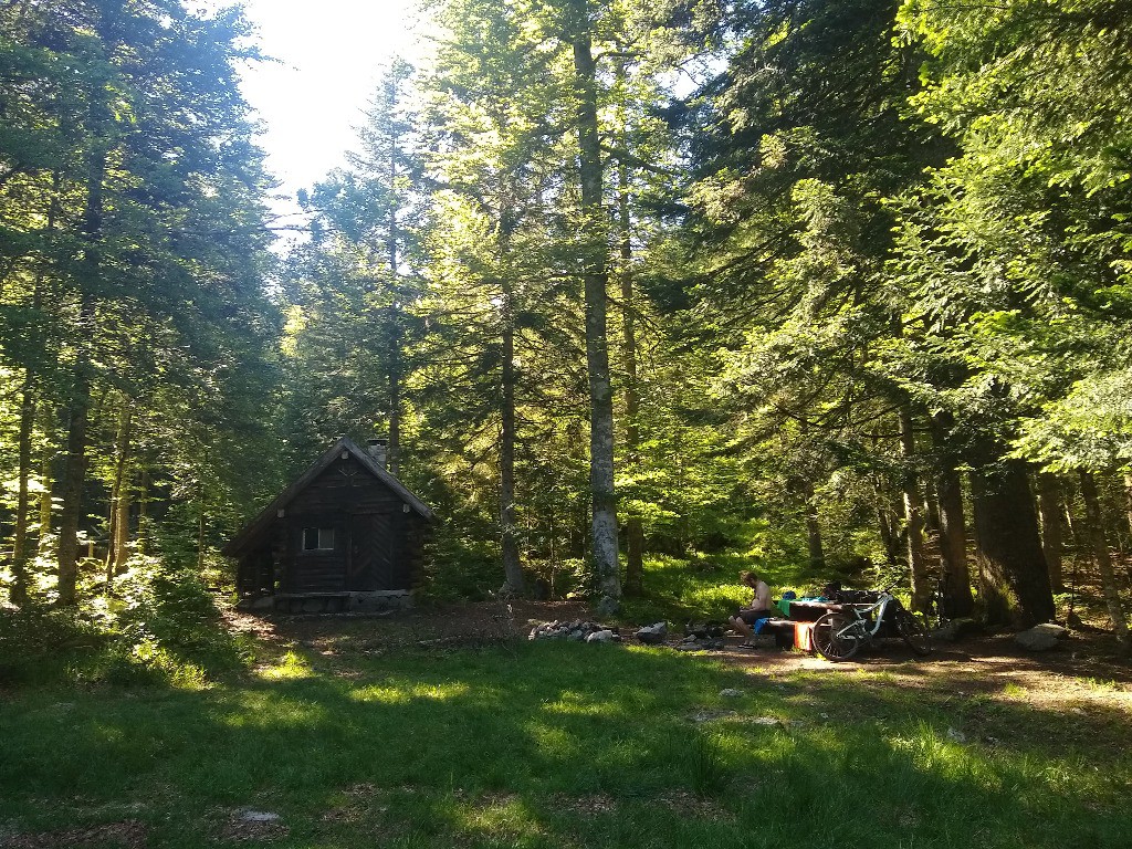 Bivouac au-dessus du lac de Kruth