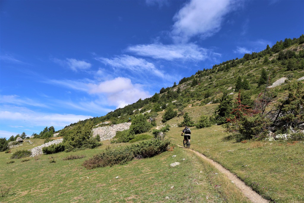 Montée sous le ciel bleu ! 