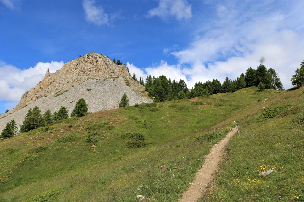 Sous le col de Bramousse...