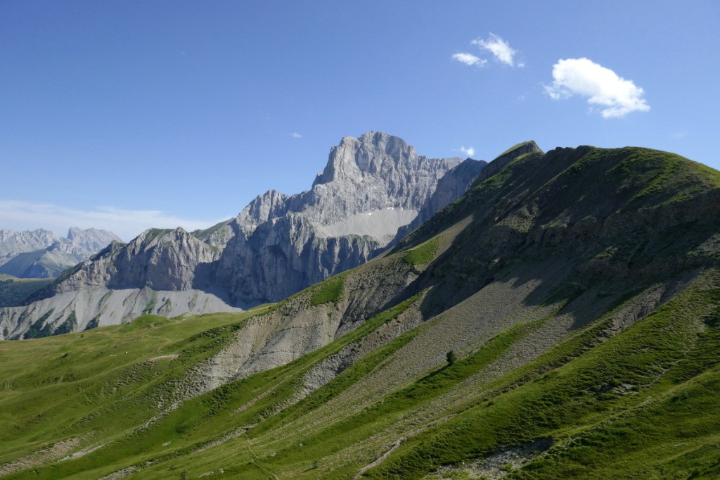 Obiou depuis le col de l'Aiguille