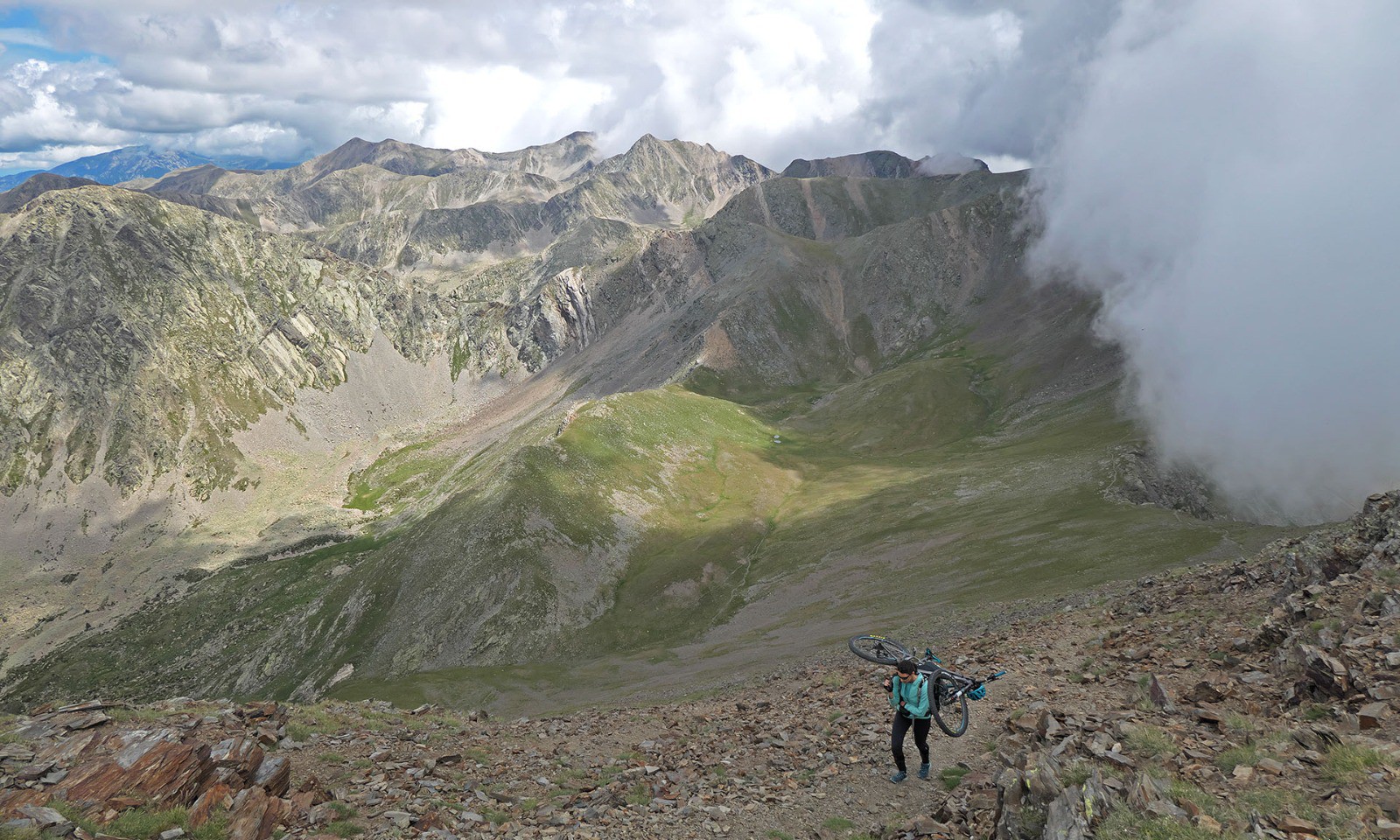 J6, montée au Pic des Nou Fonts