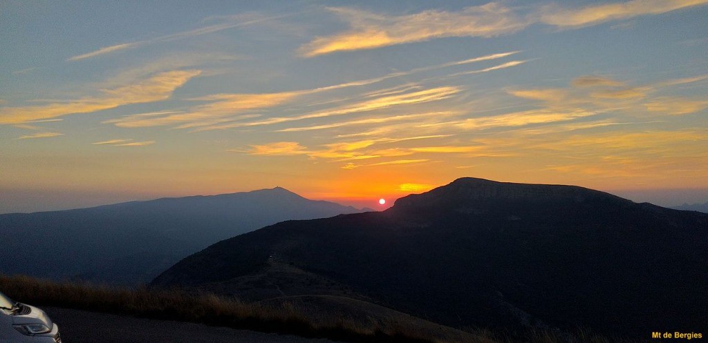 Sunset Mt de Bargies