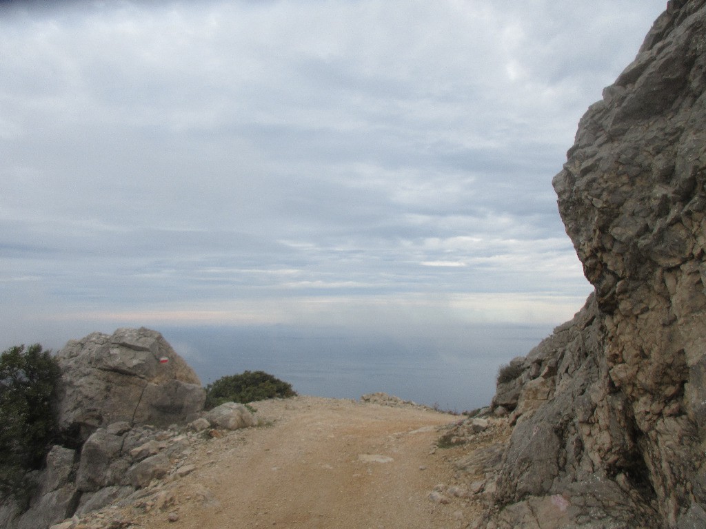 traversée au dessus de Cala Gonone