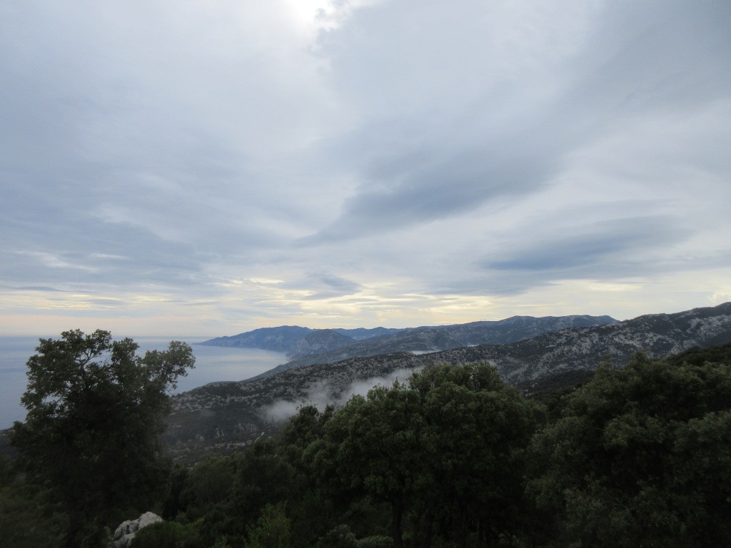 traversée au dessus de Cala Gonone