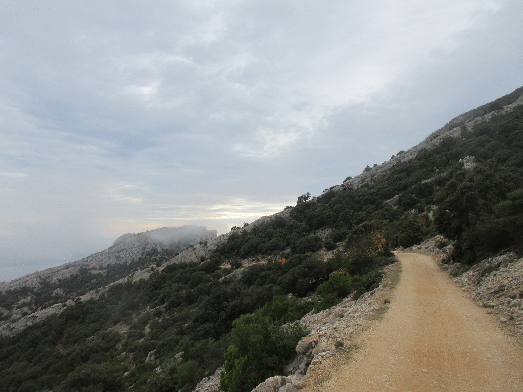 traversée au dessus de Cala Gonone