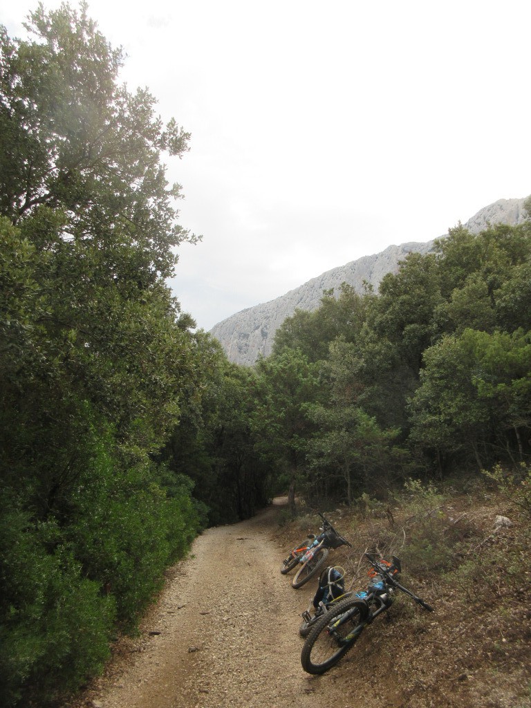 dans la traversée sur Oliena