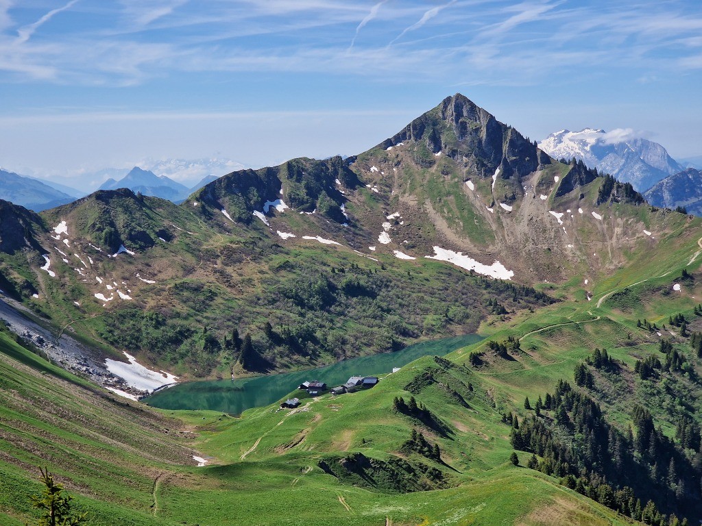 #6 Descente sur le Lac de Lessy Descente sur le Lac de Lessy