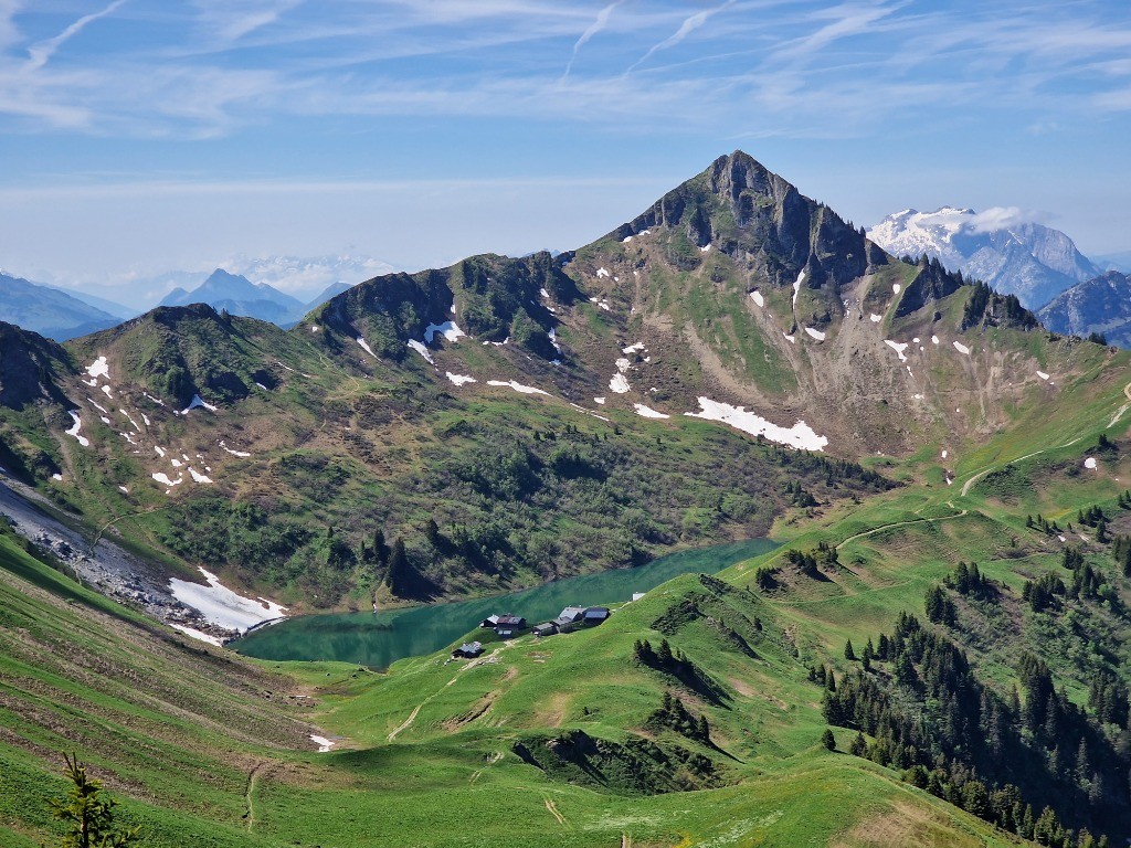 Descente sur le Lac de Lessy