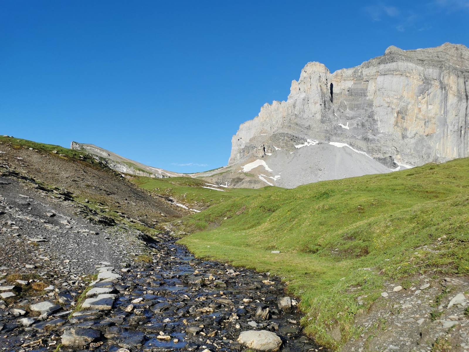 Remontée au Col d'Anterne au soleil