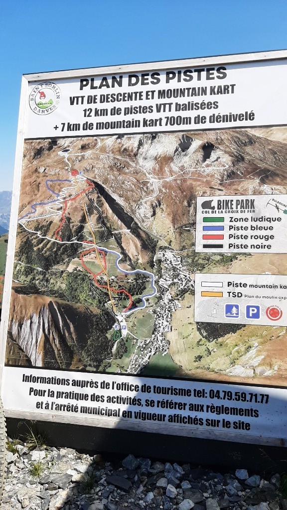 Menu au choix pour la dernière descente